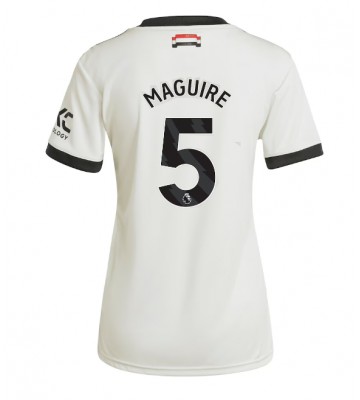 Manchester United Harry Maguire #5 Tercera Equipación Mujer 2024-25 Manga Corta